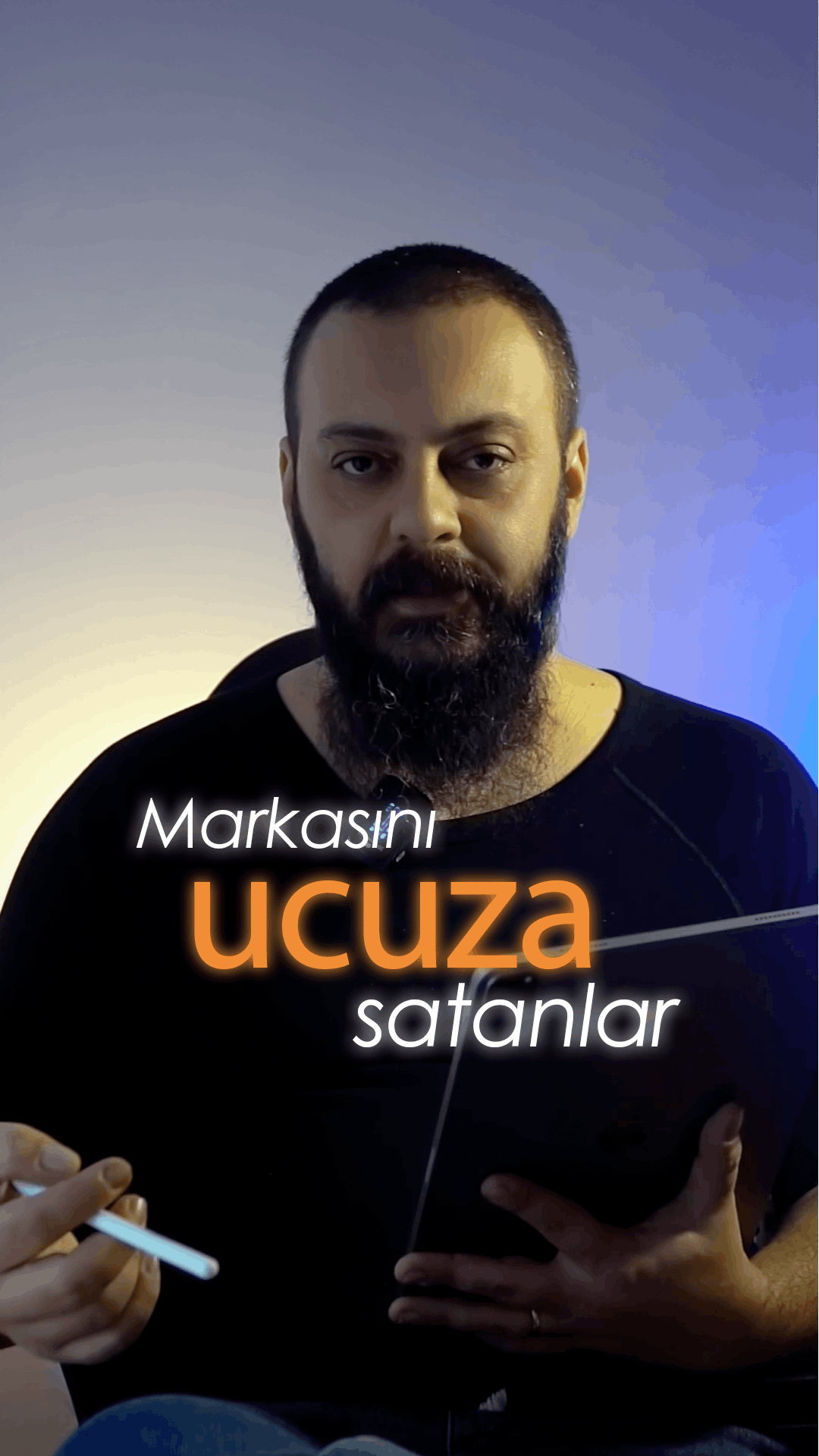 Onur Tutan — markasını ucuza satanlar reels kapağı, marka konumlandırma